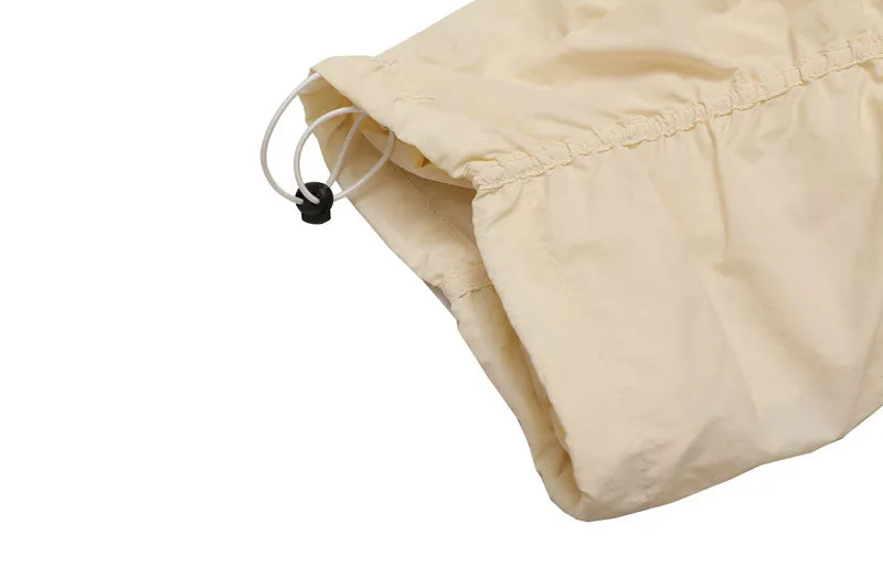 'Concept' Shirred Nylon Parachute Pants