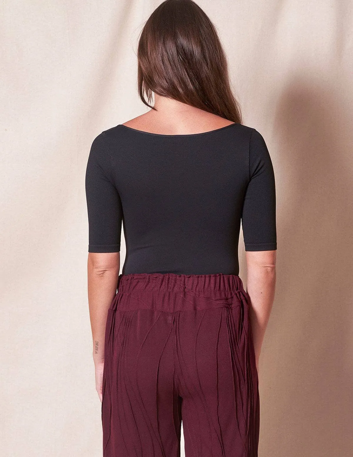 Control Fit Square Neck Bodysuit - As-Is-Clearance