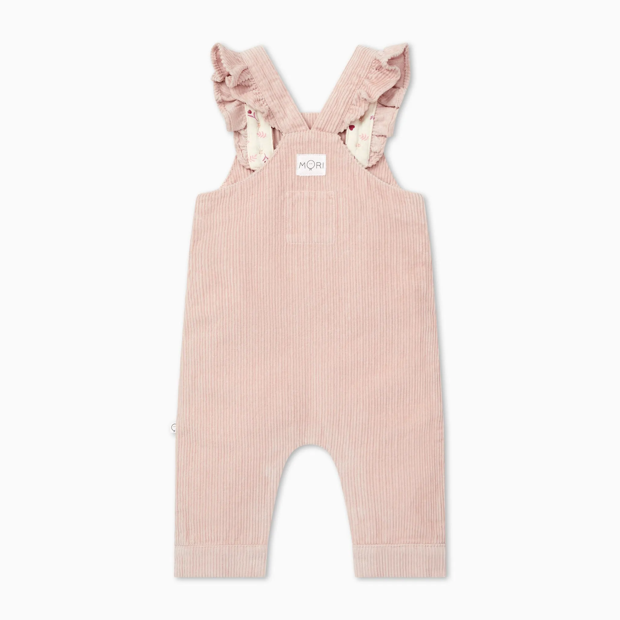 Corduroy Frilled Dungarees
