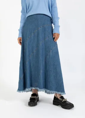 Coster Blue Denim Skirt 251-4108