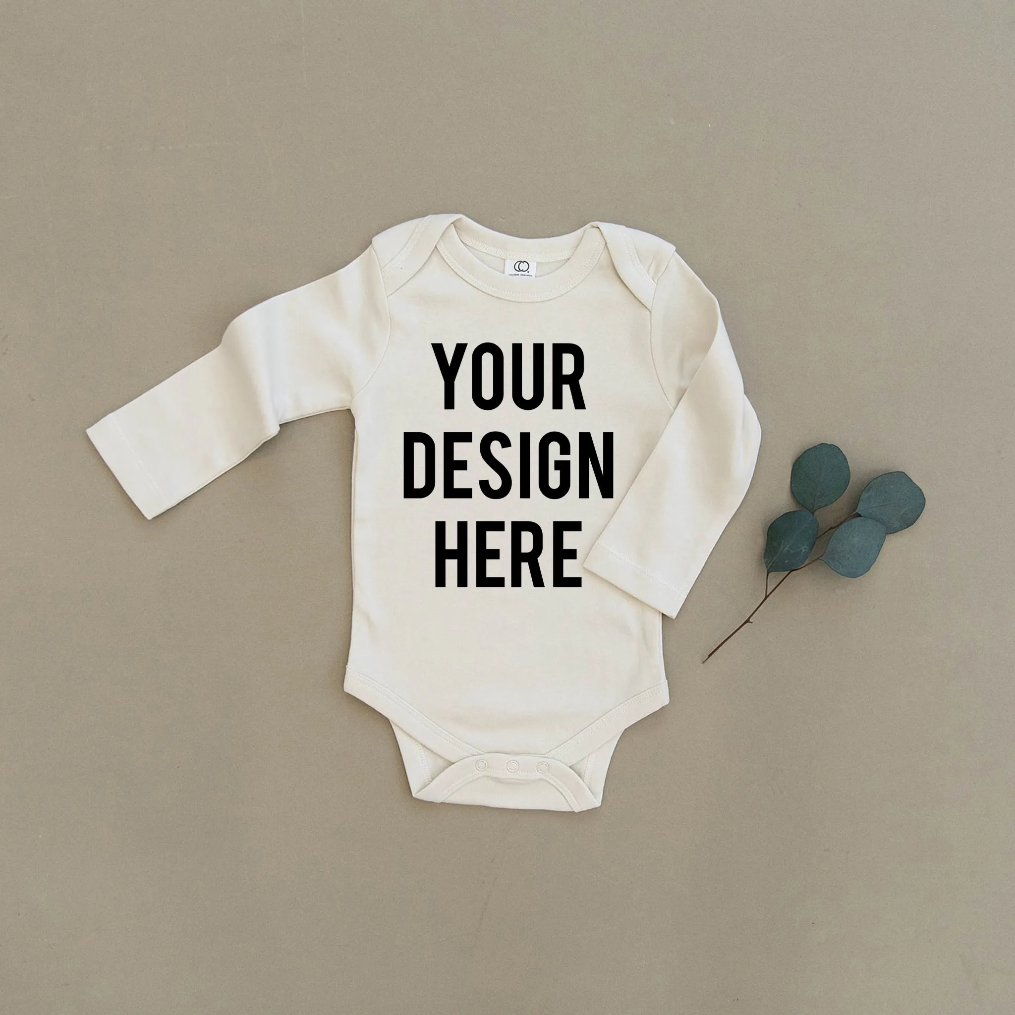Custom Design Organic Baby Onesie®