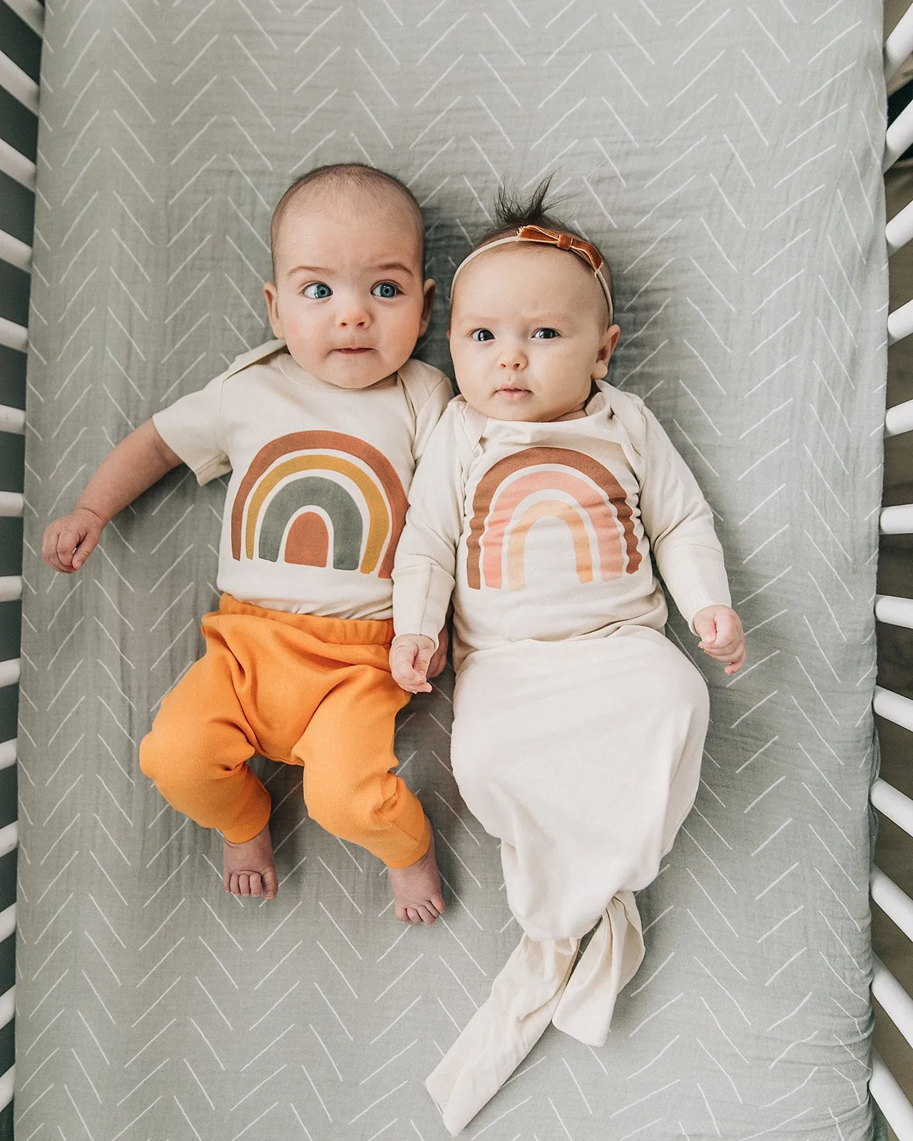 Dark Rainbow Organic Baby Onesie®