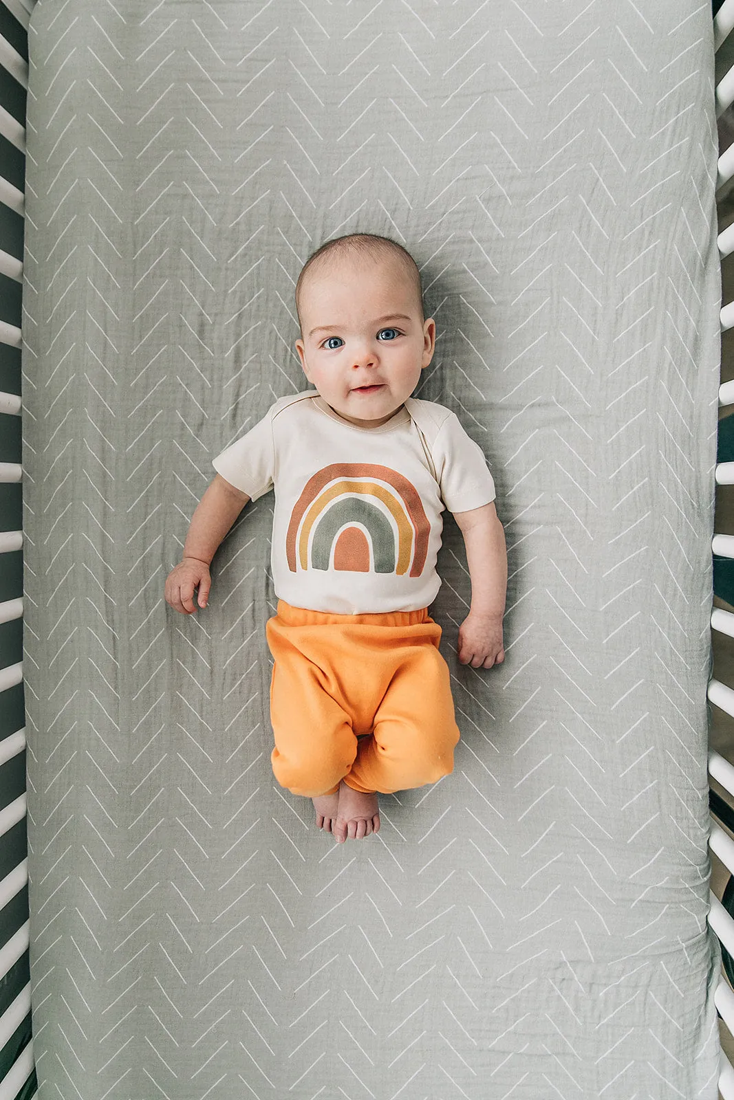 Dark Rainbow Organic Baby Onesie®