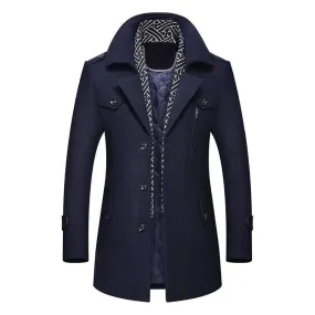 Designer Men's Wool Coat