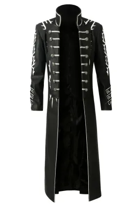 Devil May Cry 5 Vergil Black Leather Coat