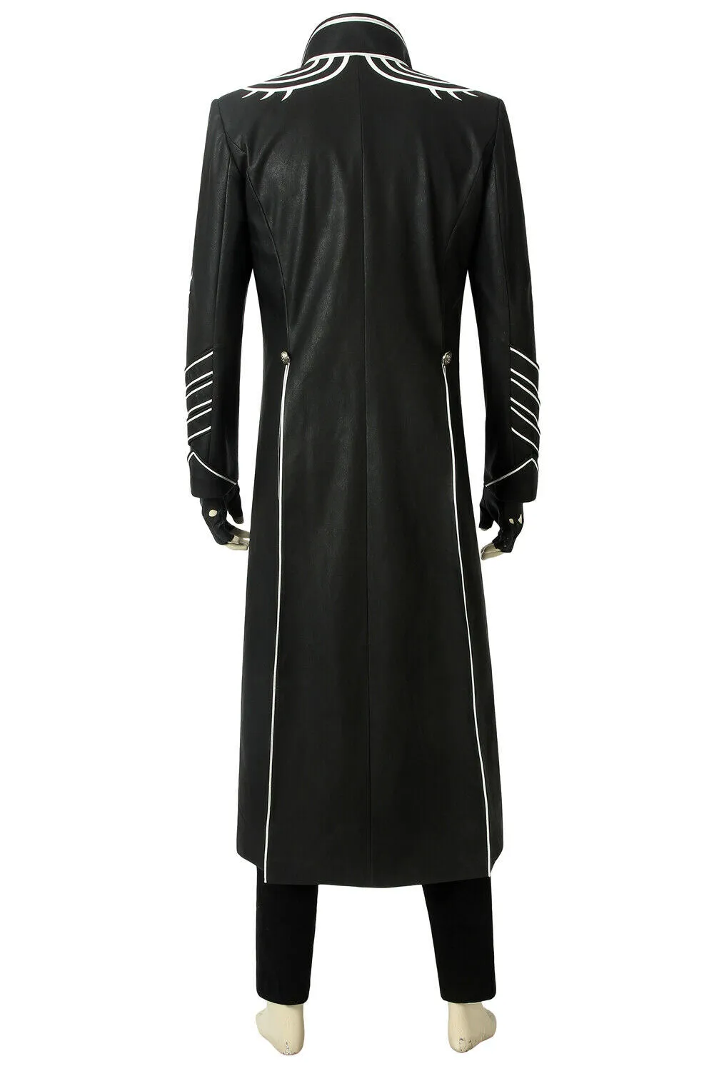Devil May Cry 5 Vergil Black Leather Coat