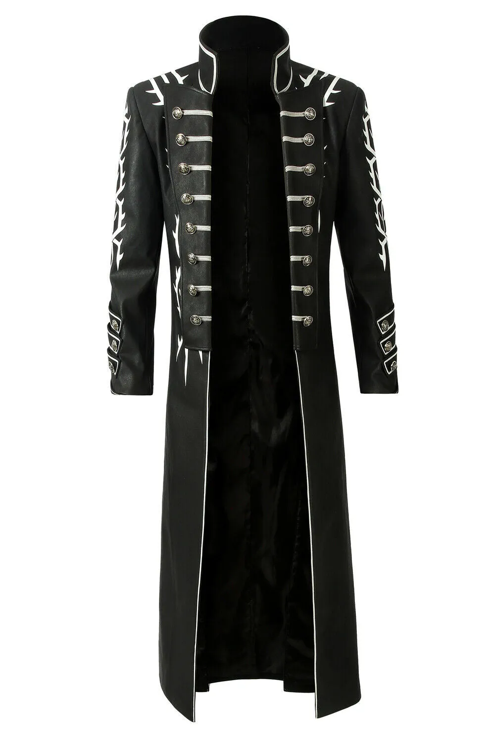 Devil May Cry 5 Vergil Black Leather Coat
