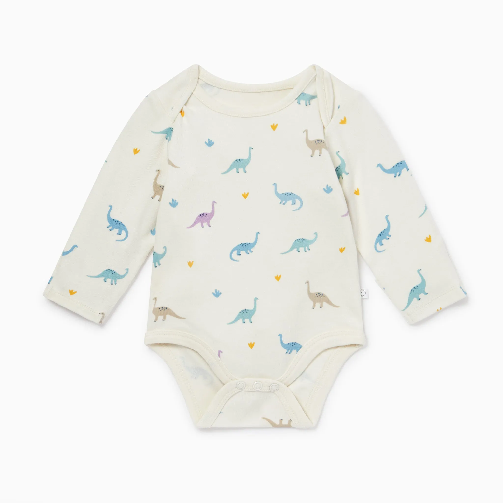 Dino Print Long Sleeve Bodysuit