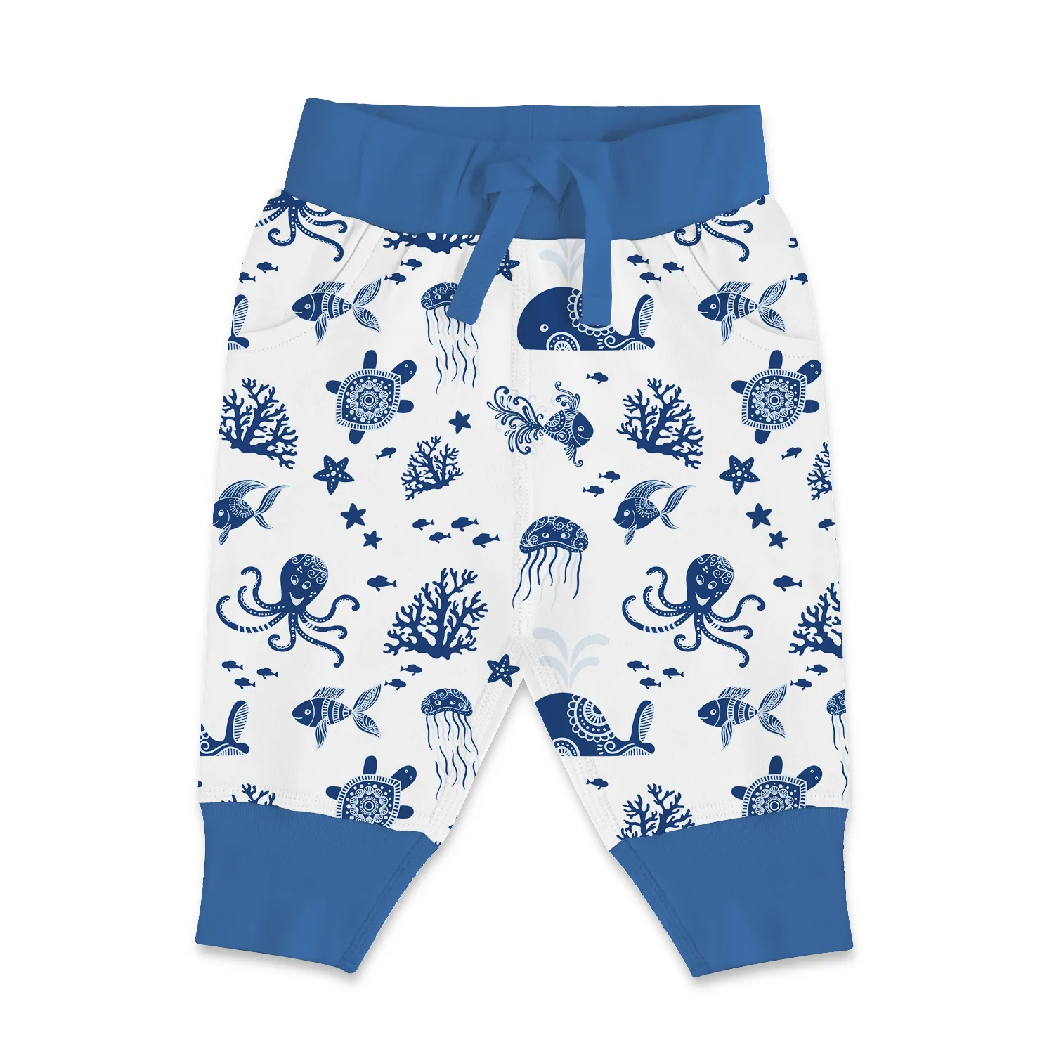 Endanzoo Home Coming Newborn Boy Organic Gift Set - Deep Sea