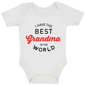 Endanzoo Organic Baby Bodysuit - Best Grandma In The World