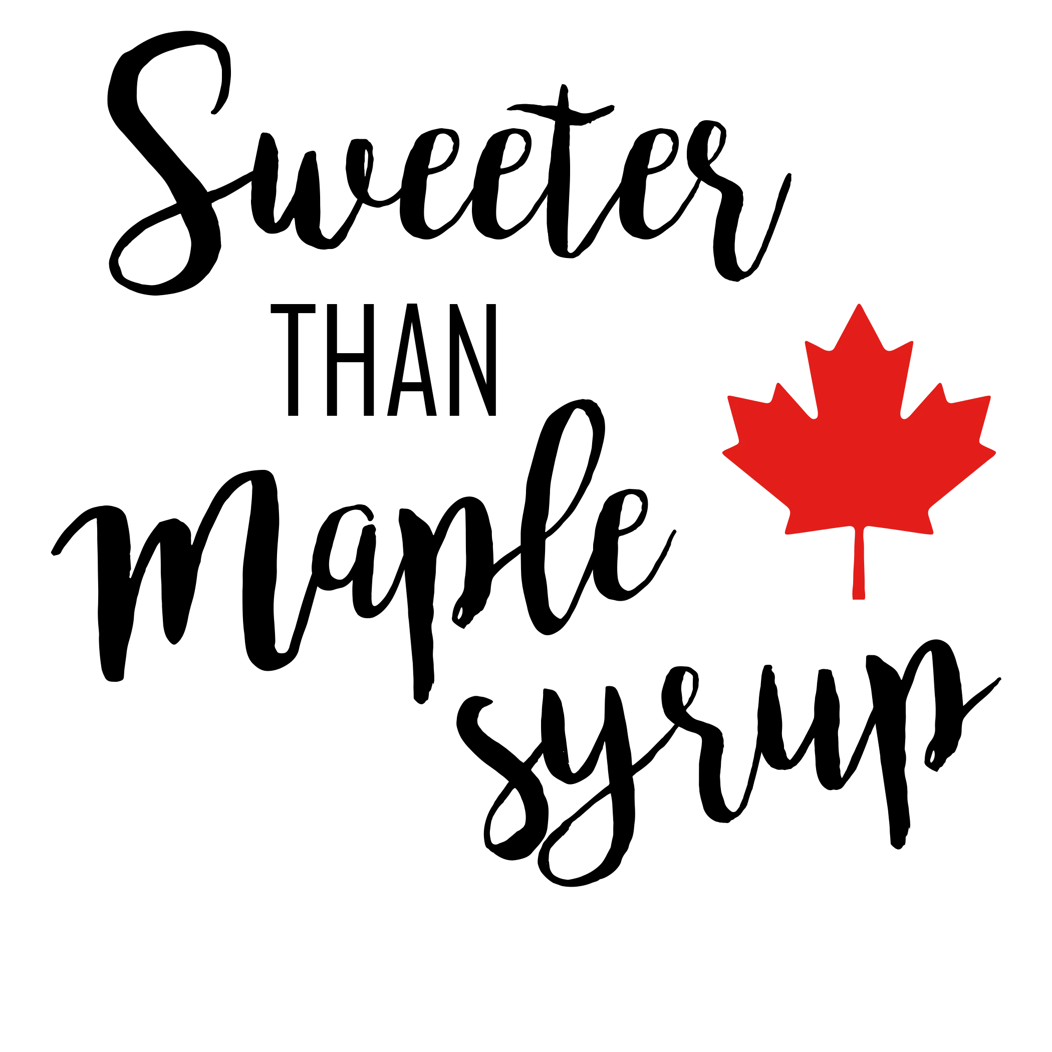 Endanzoo Organic Baby Bodysuit - Sweeter than Canada Maple Syrup