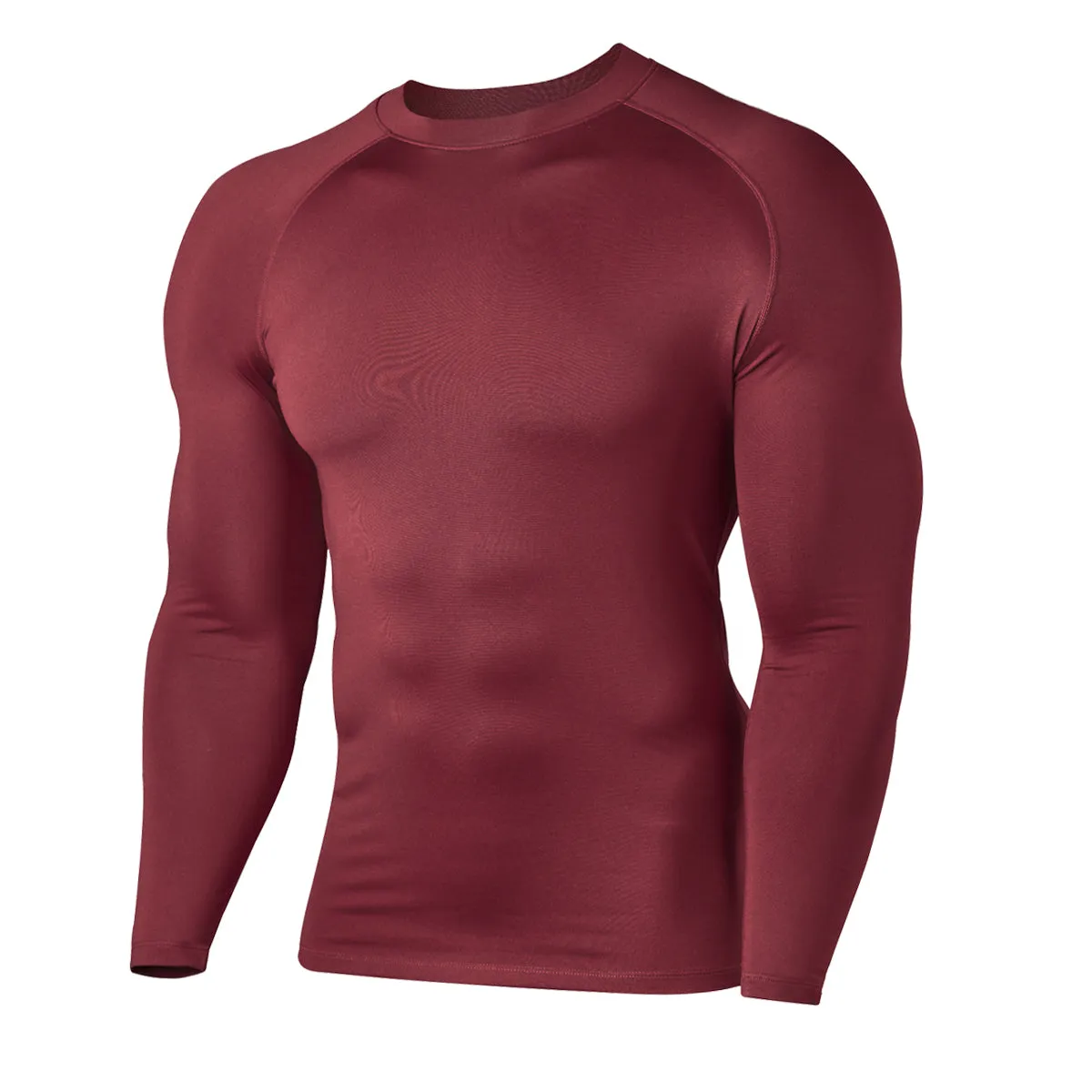 Essential Thermal Base Layer Shirt Maroon