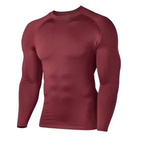 Essential Thermal Base Layer Shirt Maroon