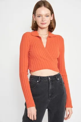 Eye Candy Wrap Sweater
