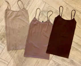 FORNIA Brown Cami Top