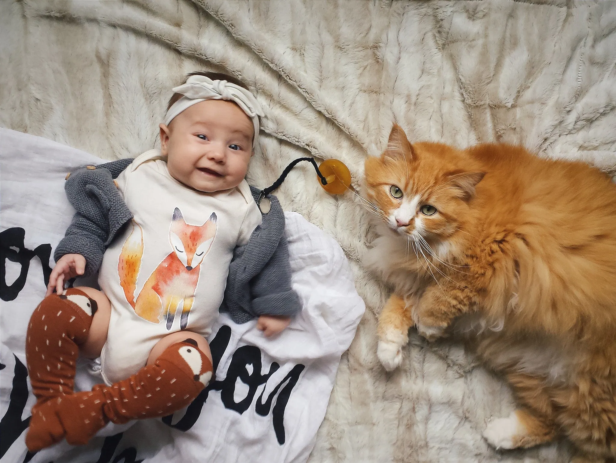 Fox Organic Baby Onesie®
