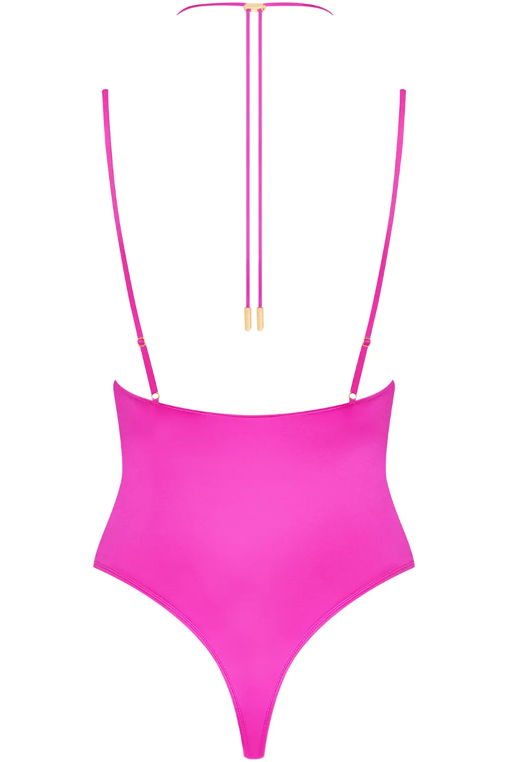 French Kiss Strap Thong Body Pink