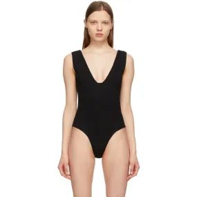 Gauge81 Black Vichy Bodysuit