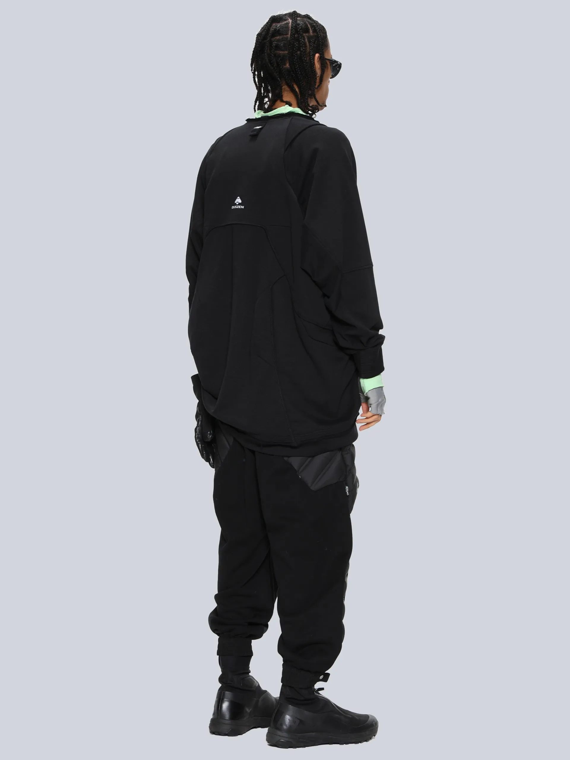 Geo Vent-Panel Layer Pullover