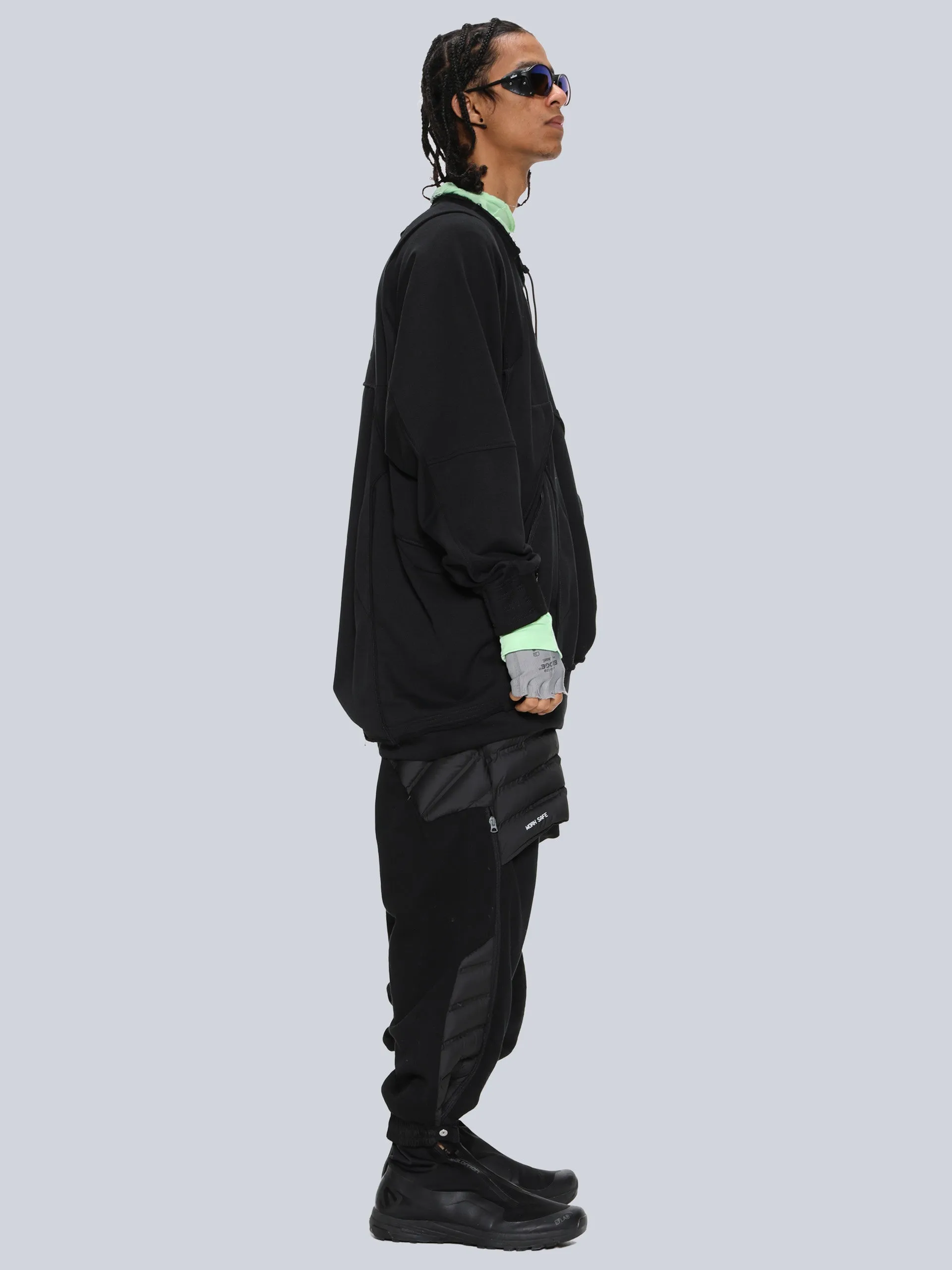 Geo Vent-Panel Layer Pullover