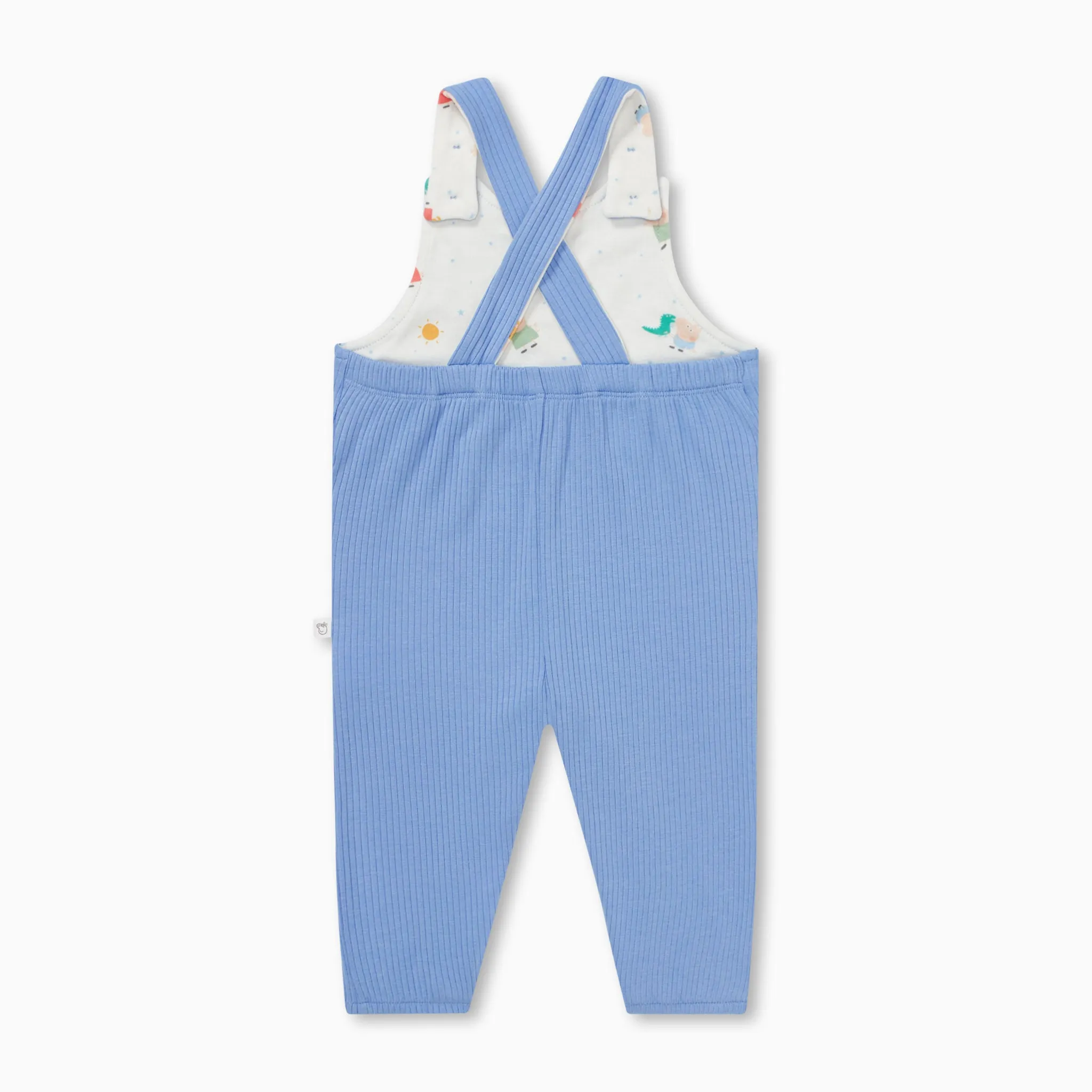 George Pig Ribbed Dungarees & bodysuit Outfit