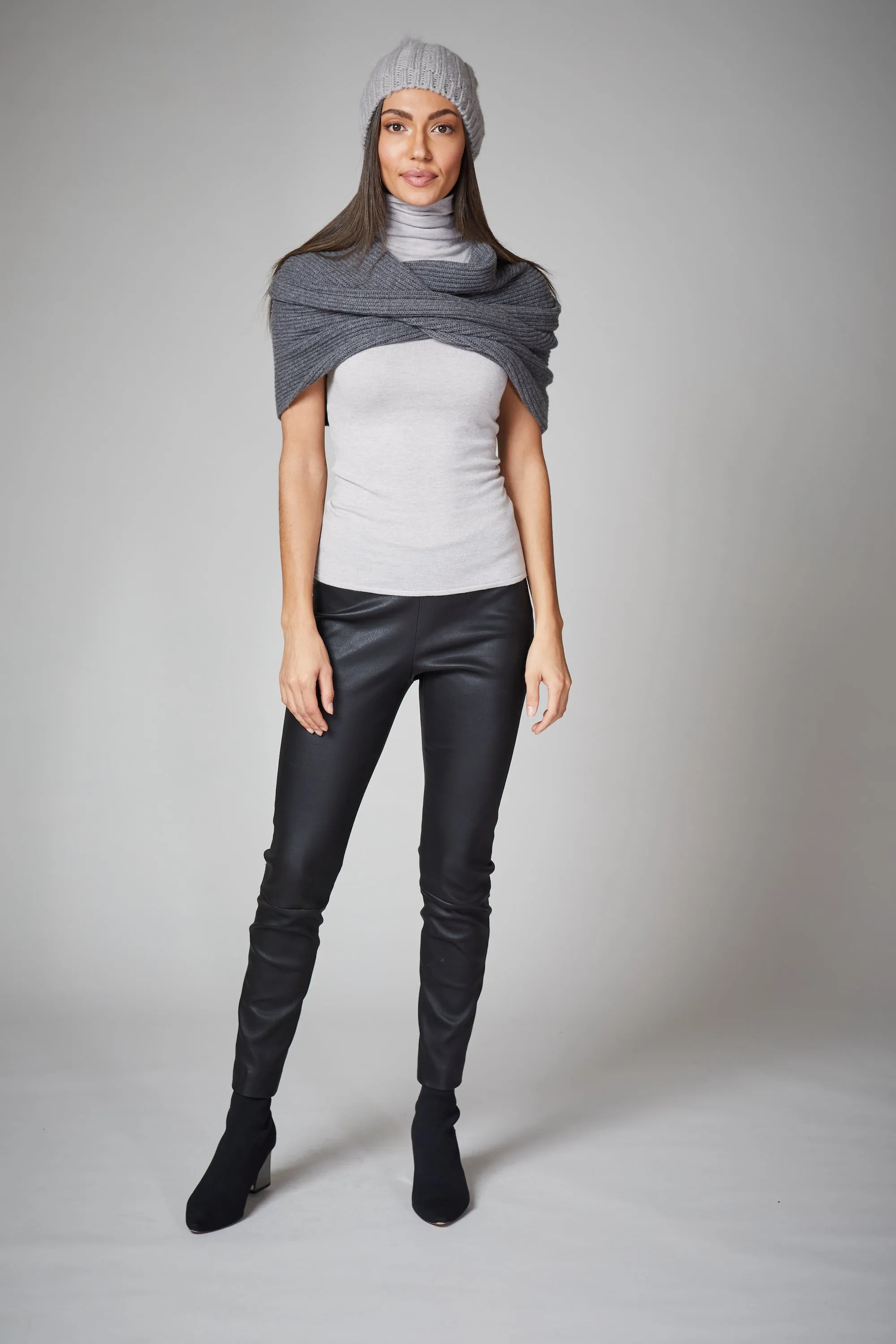 Grey Infinity Scarf