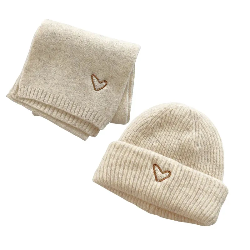 Heart Beanie & Scarf