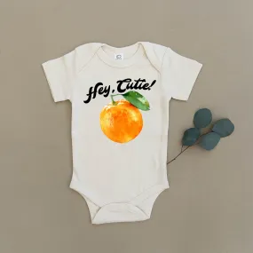 Hey Cutie Orange Organic Baby Onesie®