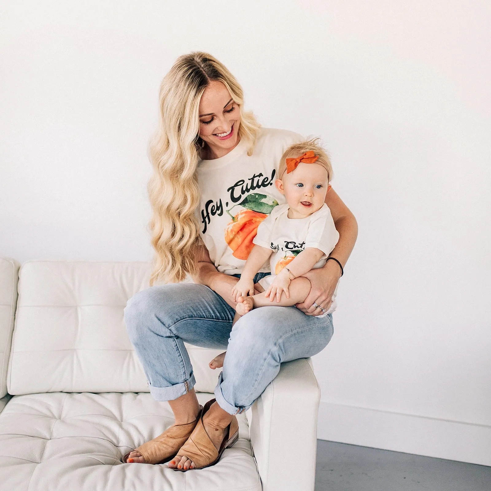 Hey Cutie Women's T-Shirt & Organic Baby Onesie® Matching Outfits