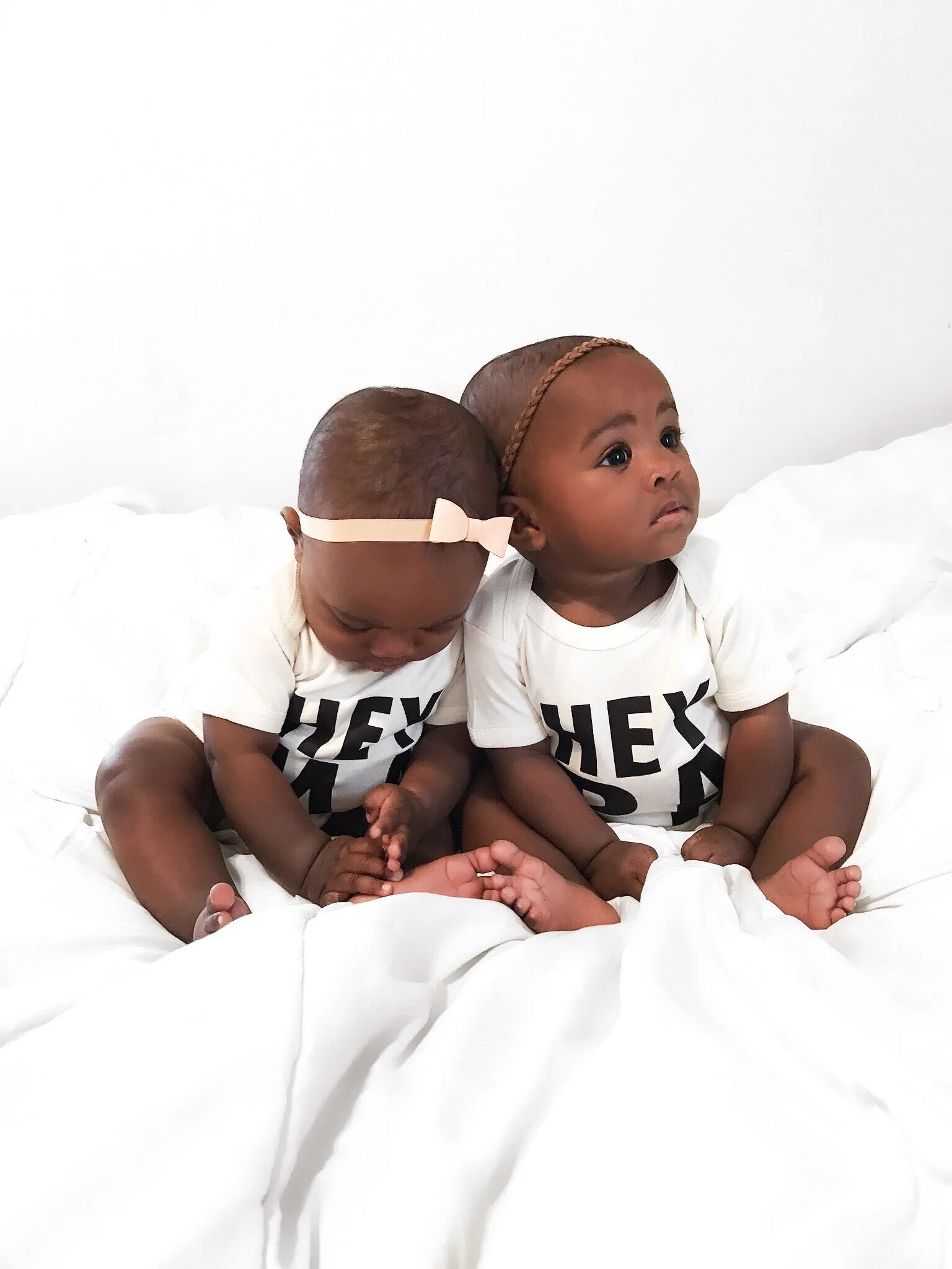 Hey Ma, Hey Pa Twin Organic Baby Onesies®