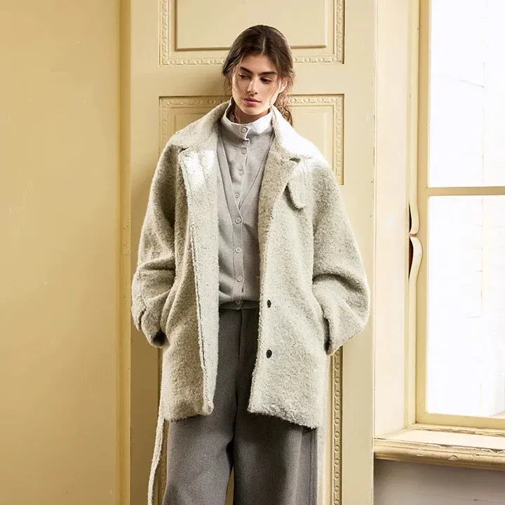 High Collar Wool Coat