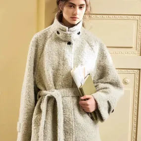 High Collar Wool Coat
