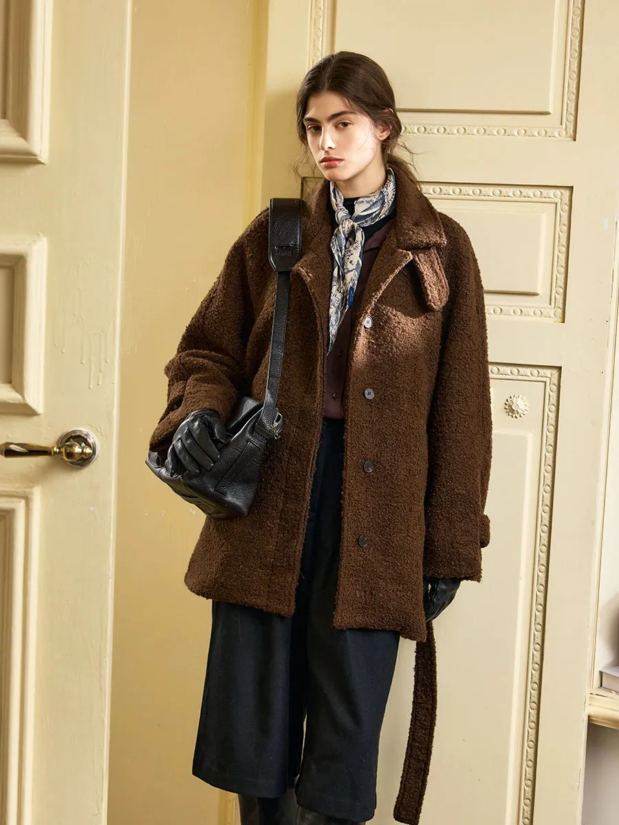 High Collar Wool Coat