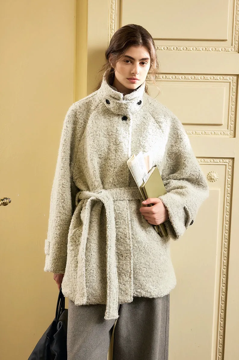 High Collar Wool Coat