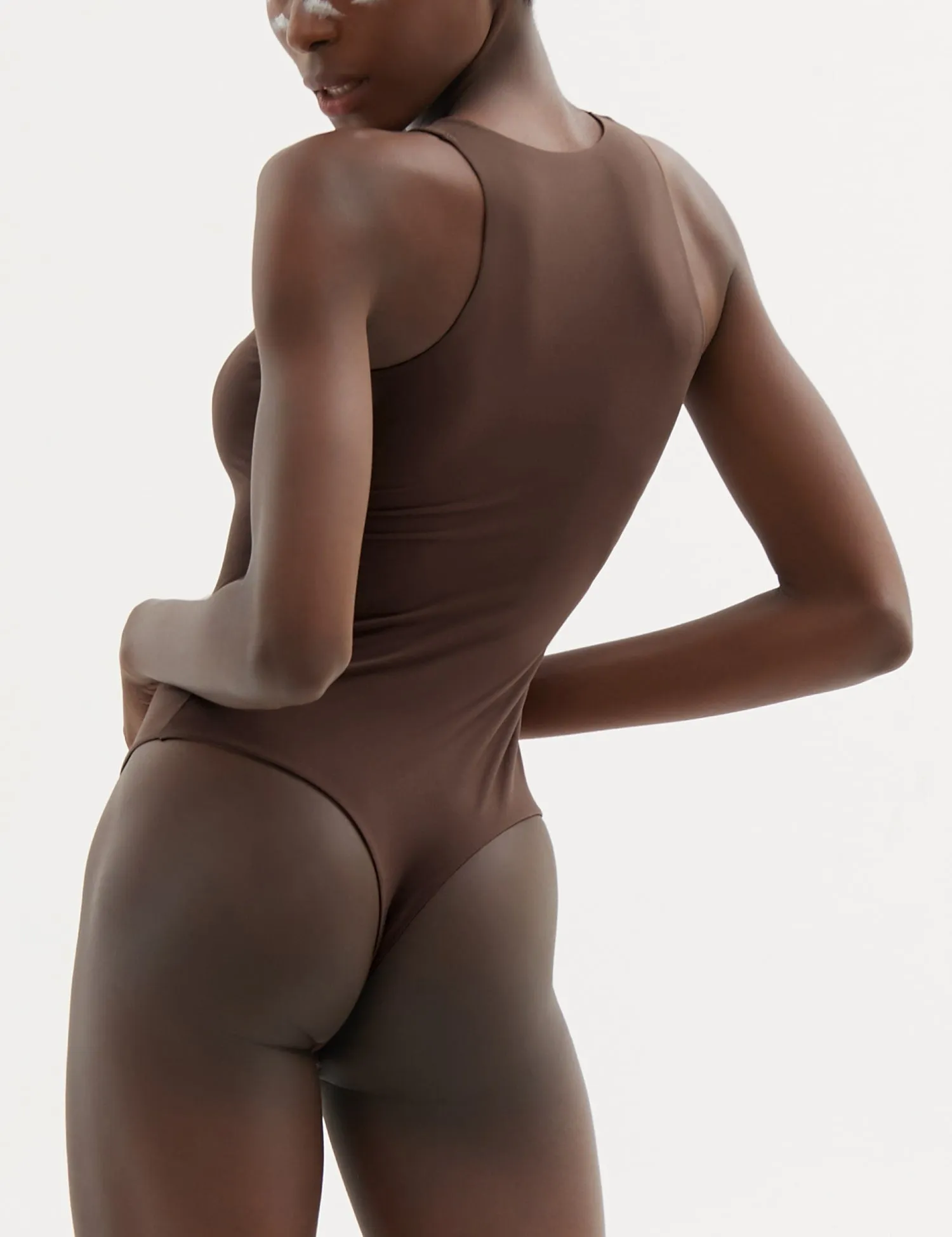 High Neck Sleeveless Bodysuit