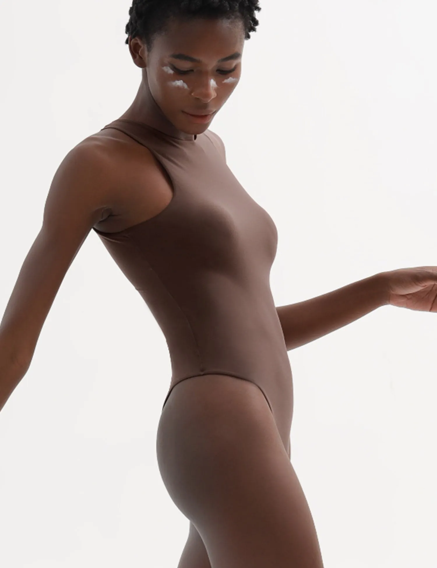 High Neck Sleeveless Bodysuit