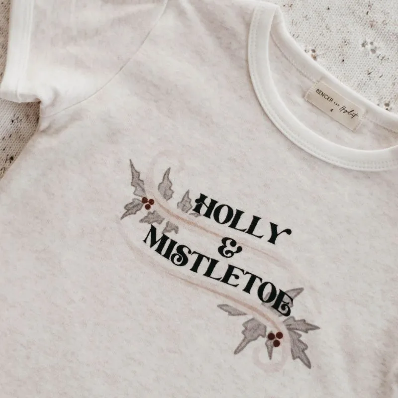 Holly & Mistletoe Tee