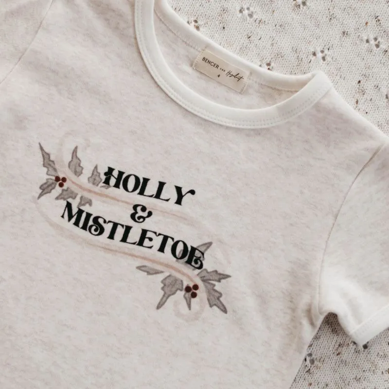 Holly & Mistletoe Tee