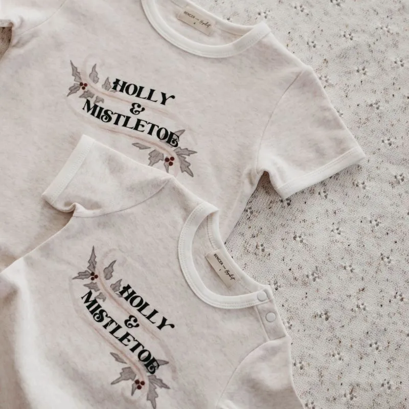 Holly & Mistletoe Tee