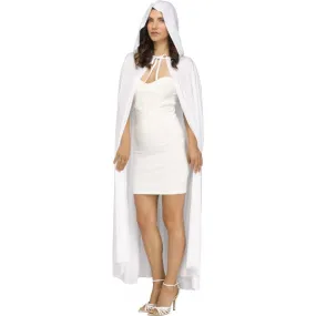 Hooded Cape- White (Adult)