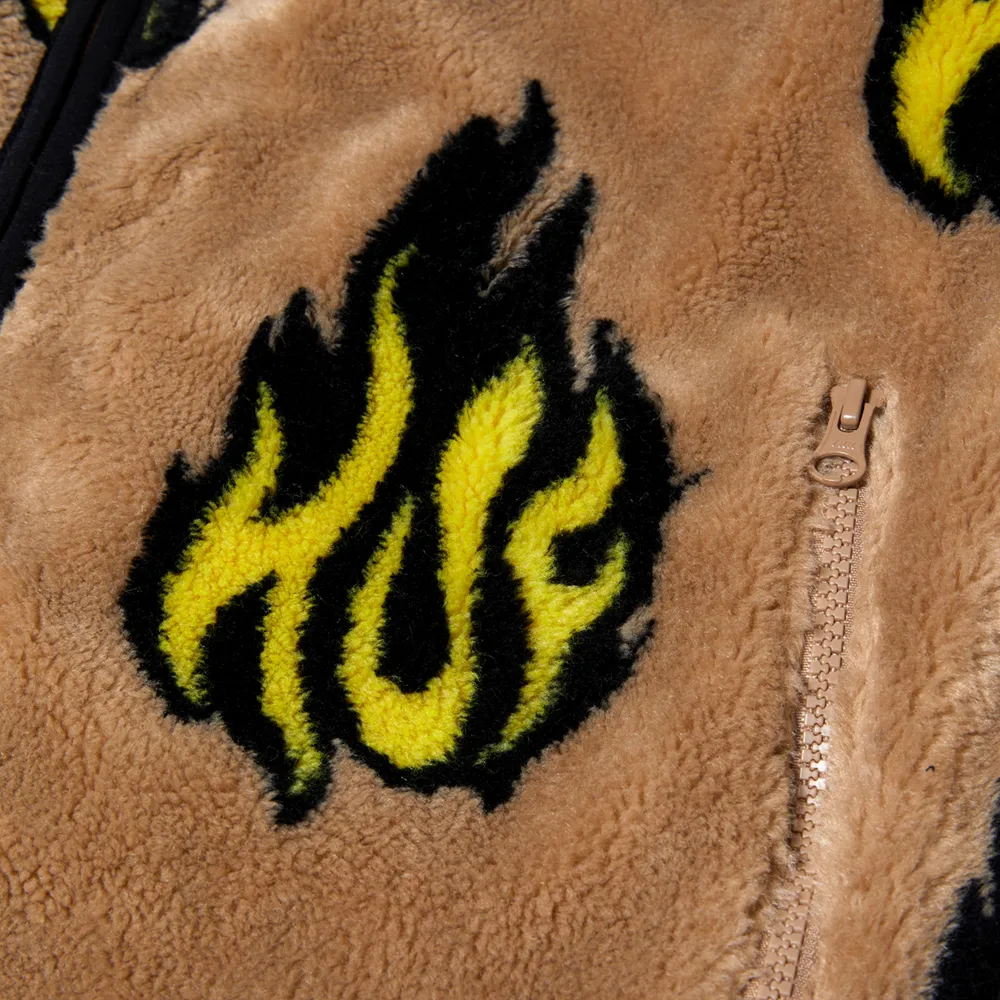 HUF - FLAMIN' ZIP SHERPA FLEECE