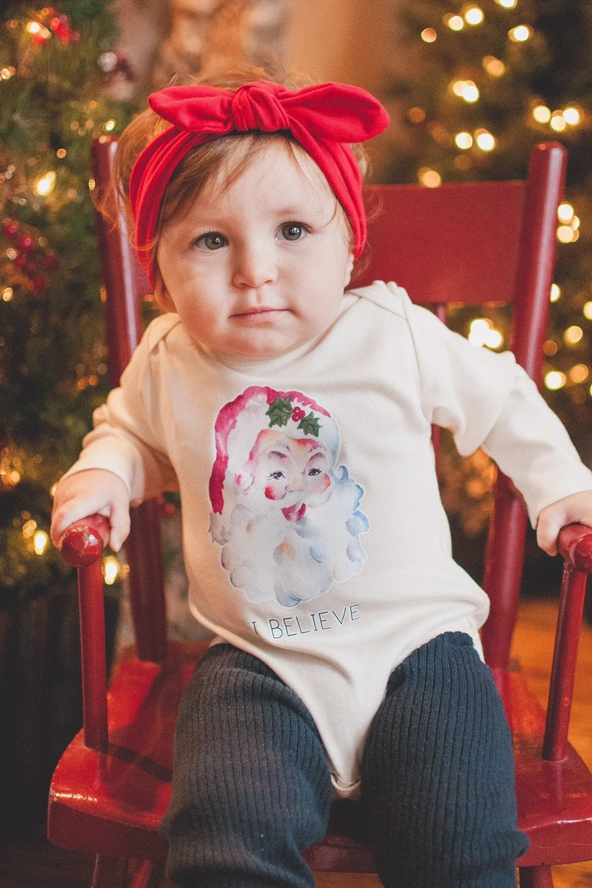 I Believe, Santa Claus Organic Baby Onesie®