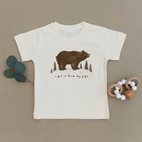 I Got It From My Papa, Bear Organic Toddler Tee