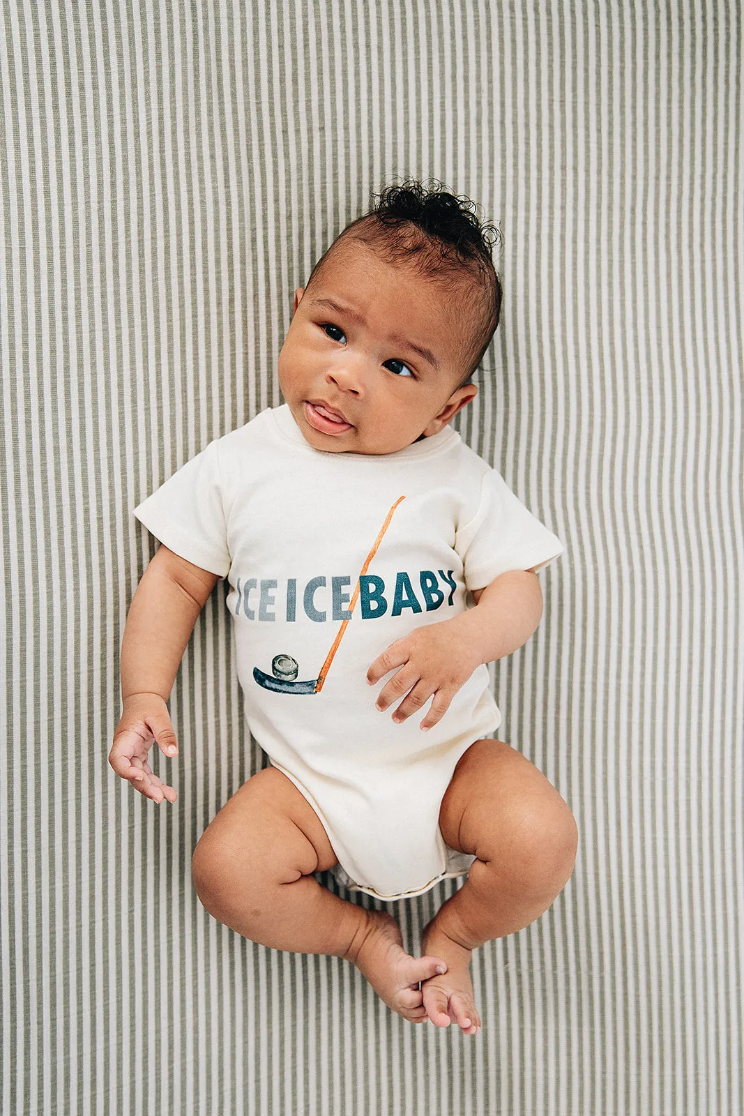 Ice Ice Baby Hockey Organic Baby Onesie®