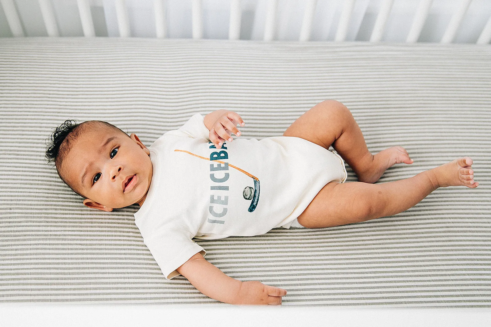 Ice Ice Baby Hockey Organic Baby Onesie®