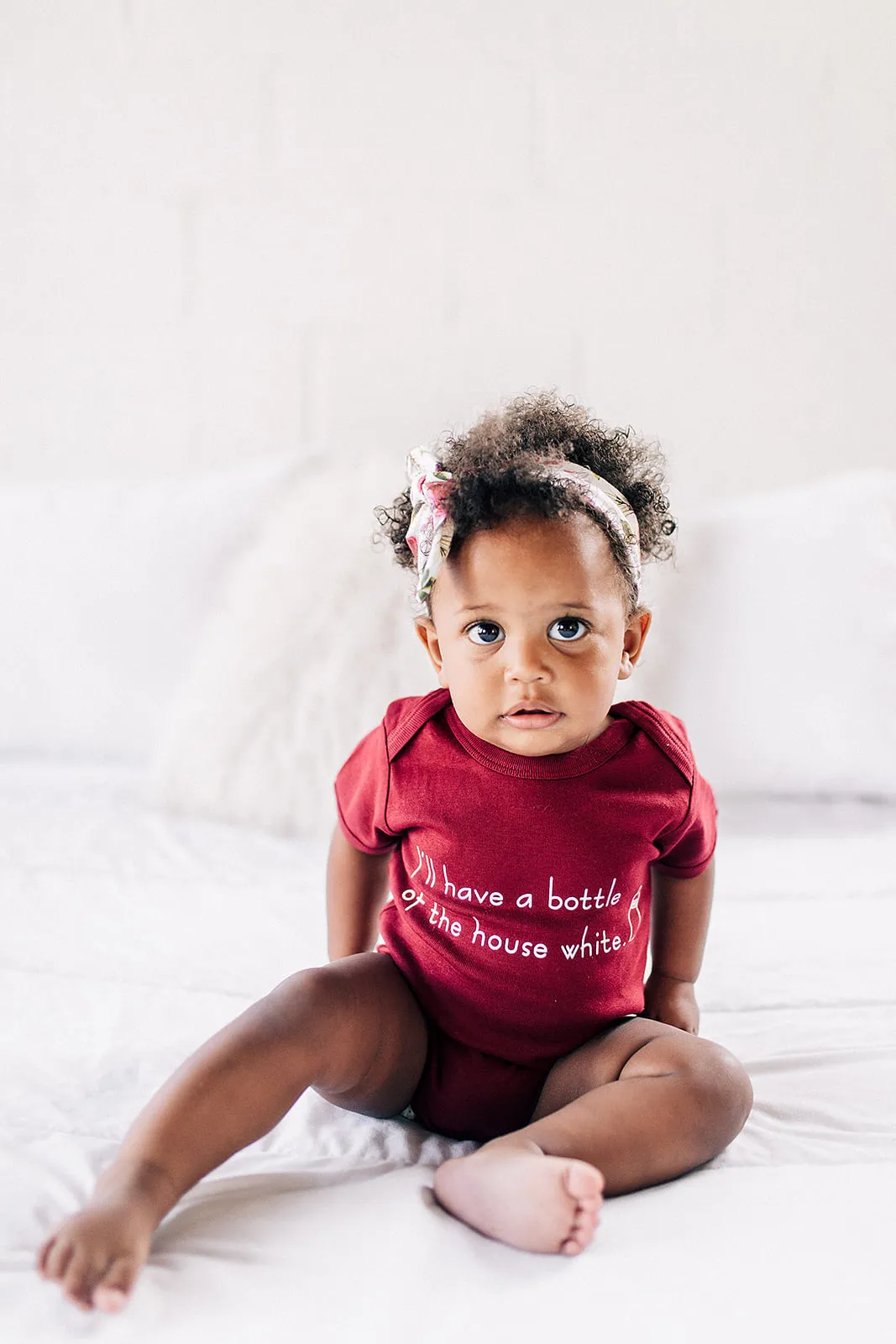 I'll Have A Bottle Of The House White Organic Baby Onesie®