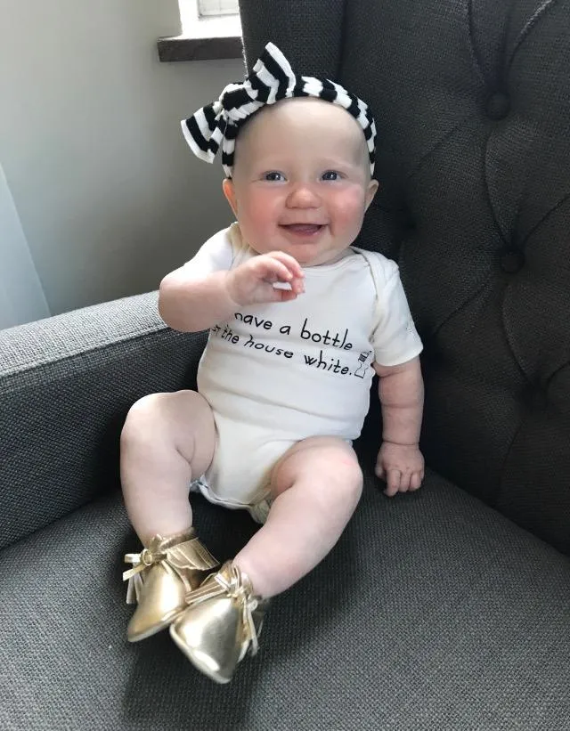 I'll Have A Bottle Of The House White Organic Baby Onesie®