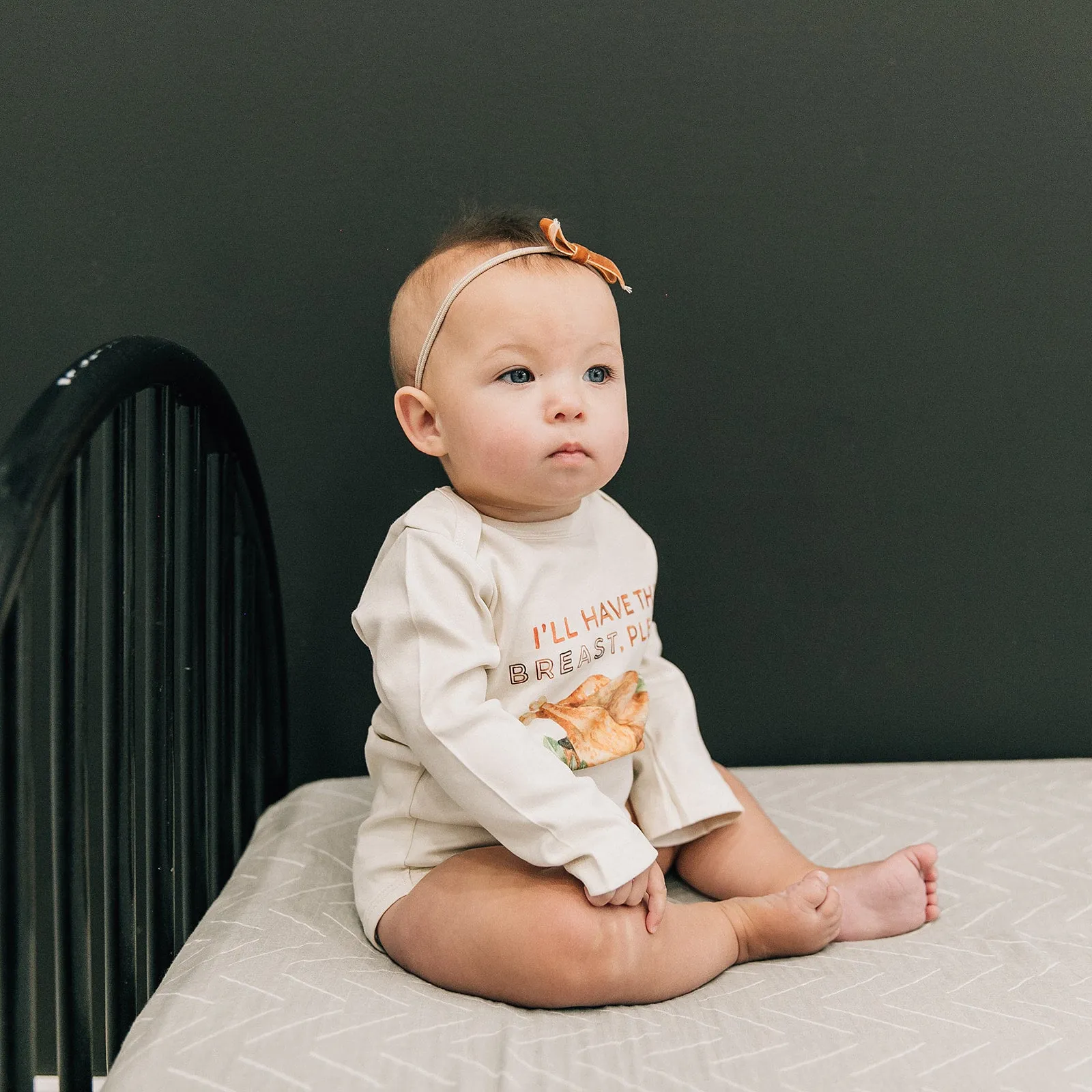 I'll Have The Breast Please Thanksgiving Turkey Organic Baby Onesie®