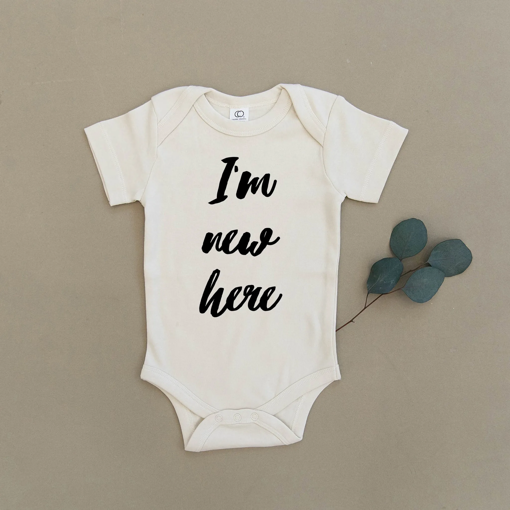 I'm New Here Organic Baby Onesie®