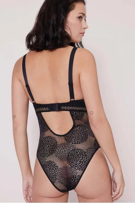 IMPLICITE 20H510 URBAN BLACK BODYSUIT